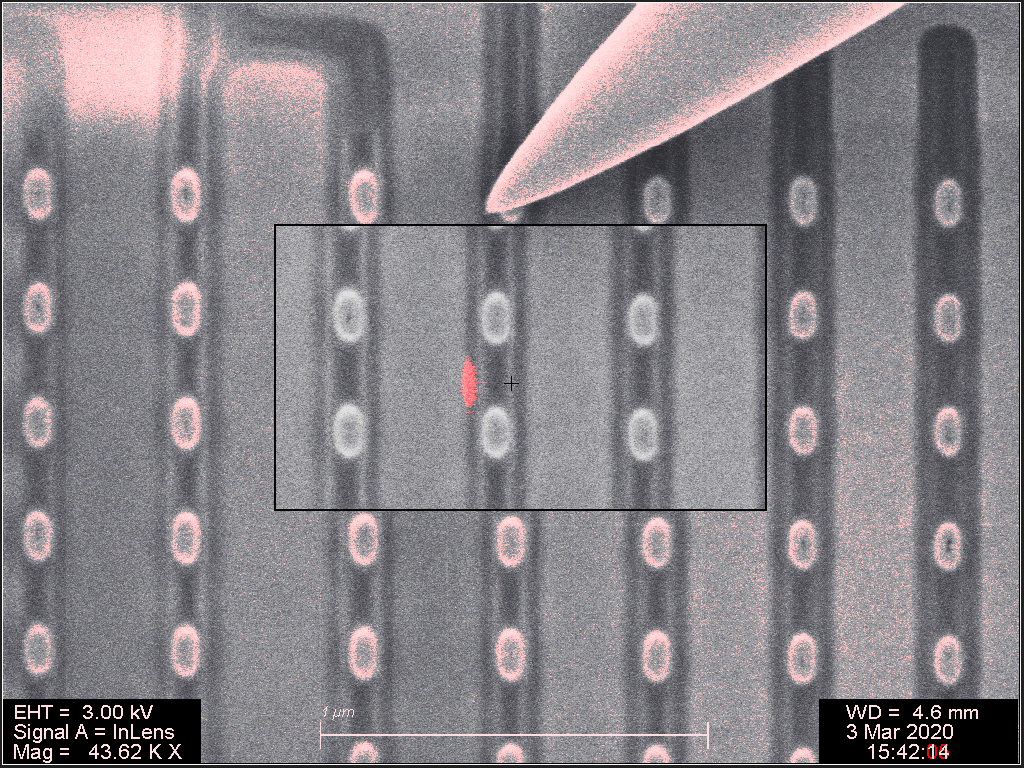 MESOSCOPE Success to locate Gate Oxide Defect via EBIRCH from Kleindiek PS8